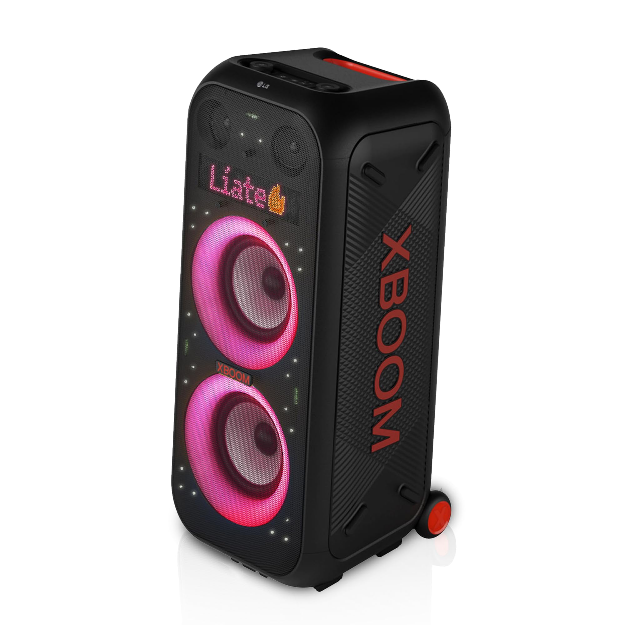 LG XBOOM The Beast XL9T – High Power Speaker, Bluetooth, USB, DJ Functions, Karaoke, LED Lighting, Wide Connectivity, 2 Speakers, NO Battery, Black