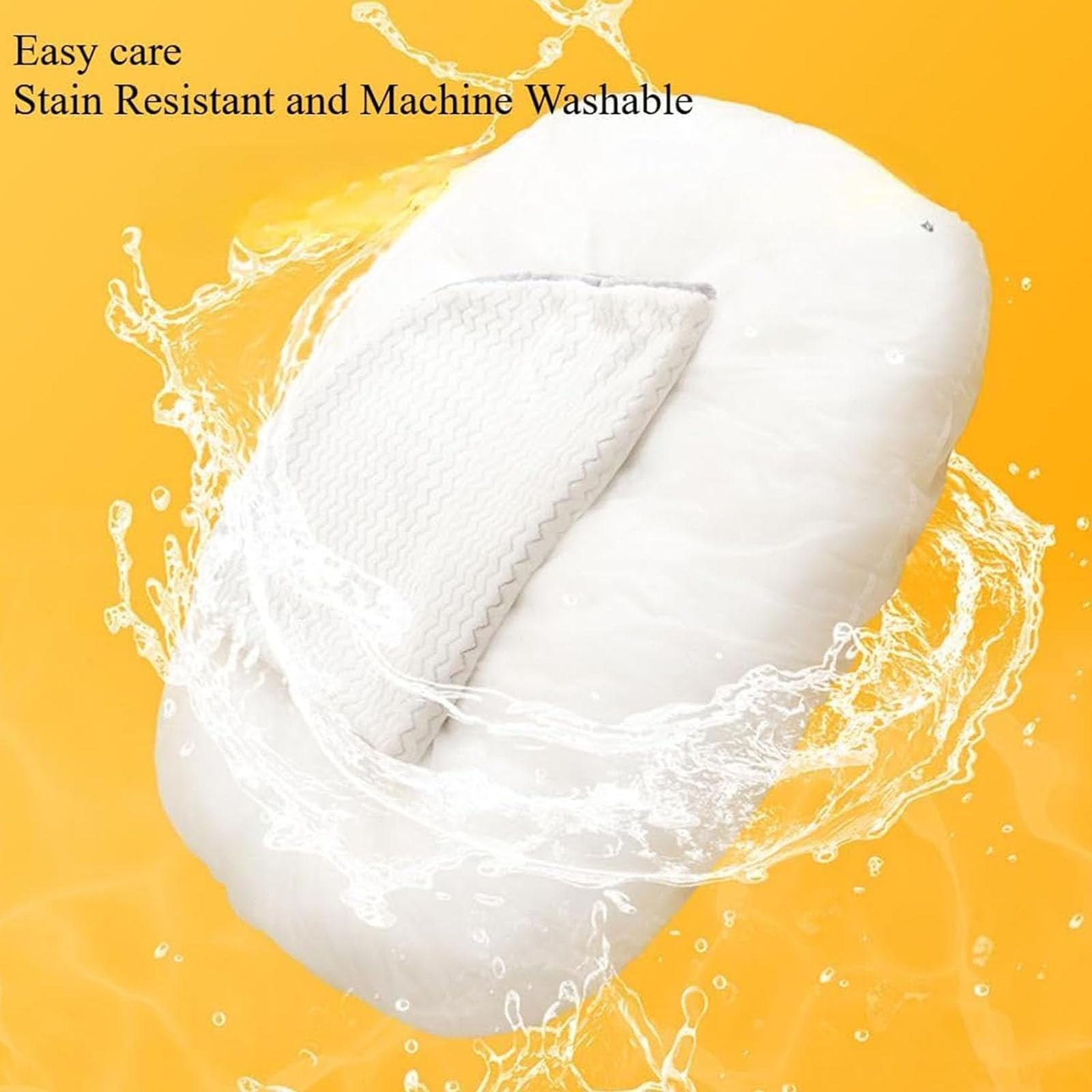 Cuccia Ortopedica in Schiuma Per Cani Da Utilizzare Nella Gabbia, Cuccia Ovale in Memory Foam Per Cani, Letti Per Cani Con Fodere Lavabili, Cuscino Per Gabbia Con Fodera Con Cerniera,Bianca,M