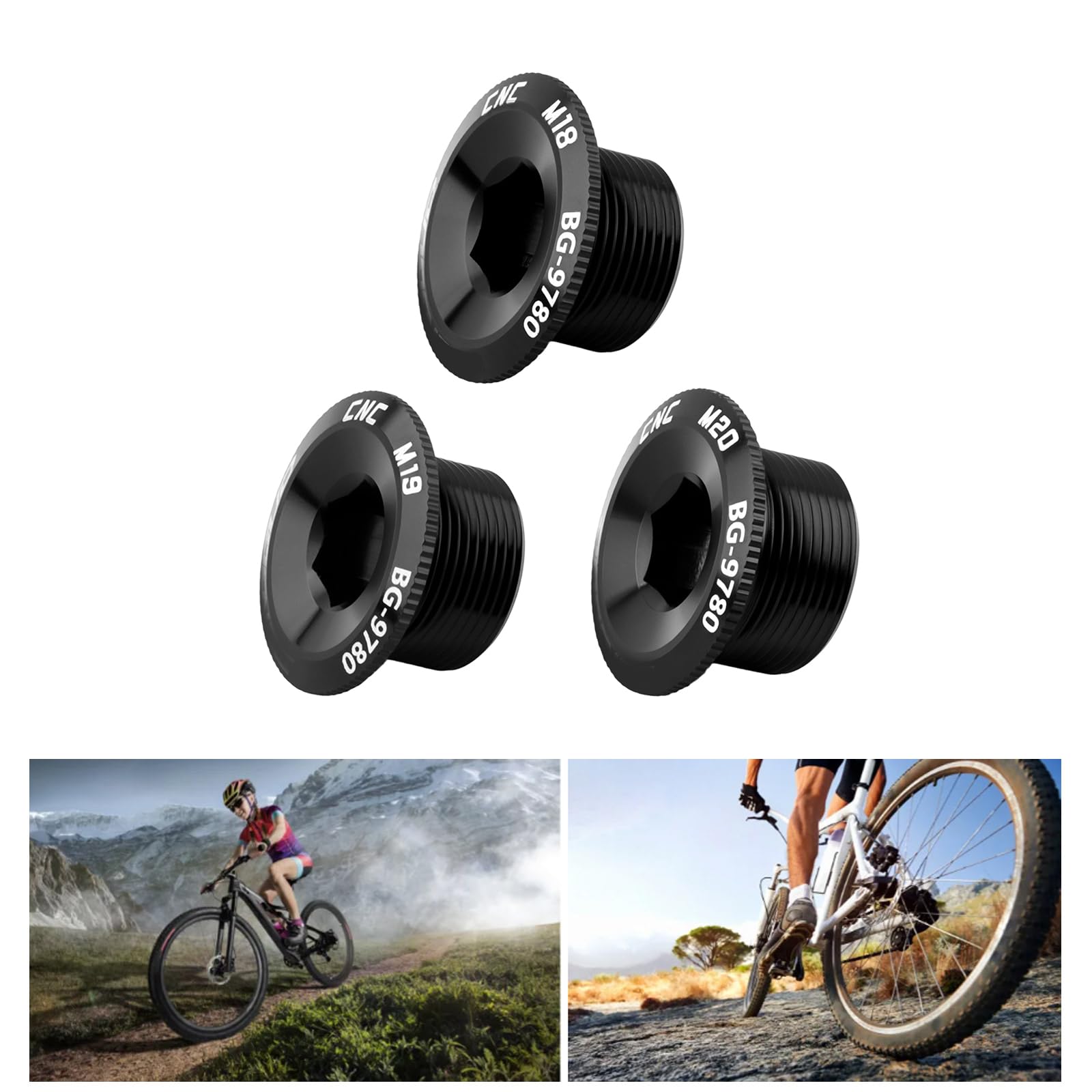 Amazon | pumpumlia 18/19/20mm 自転車 クランクアーム ネジ