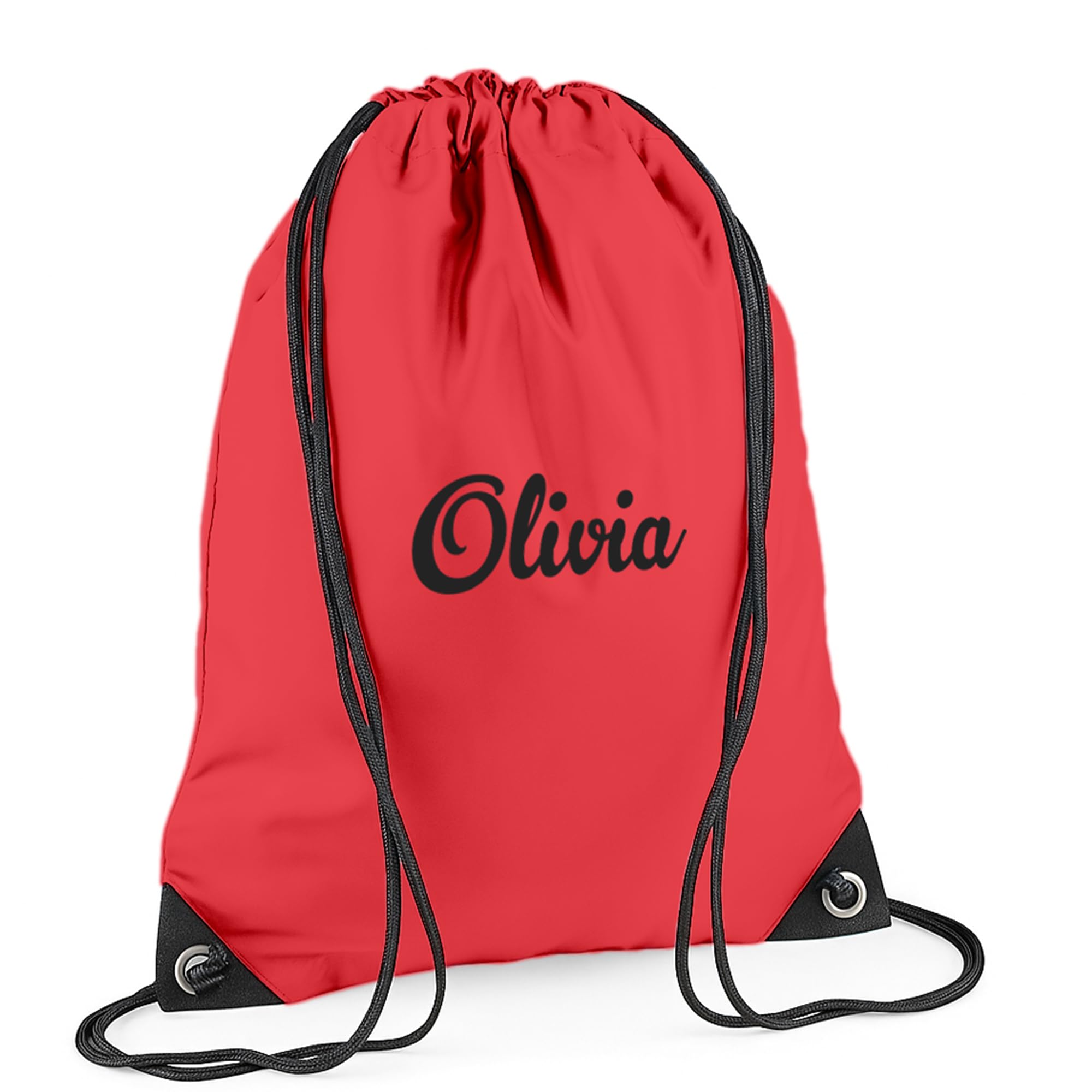 KreateSquare Personalised Drawstring Bags Lightweight and Portable String Backpack for Men Women Kids Perfect for Gym, Sports, School, Travel, Swimming, Beach Customizable Bag for Gifts & Daily Use