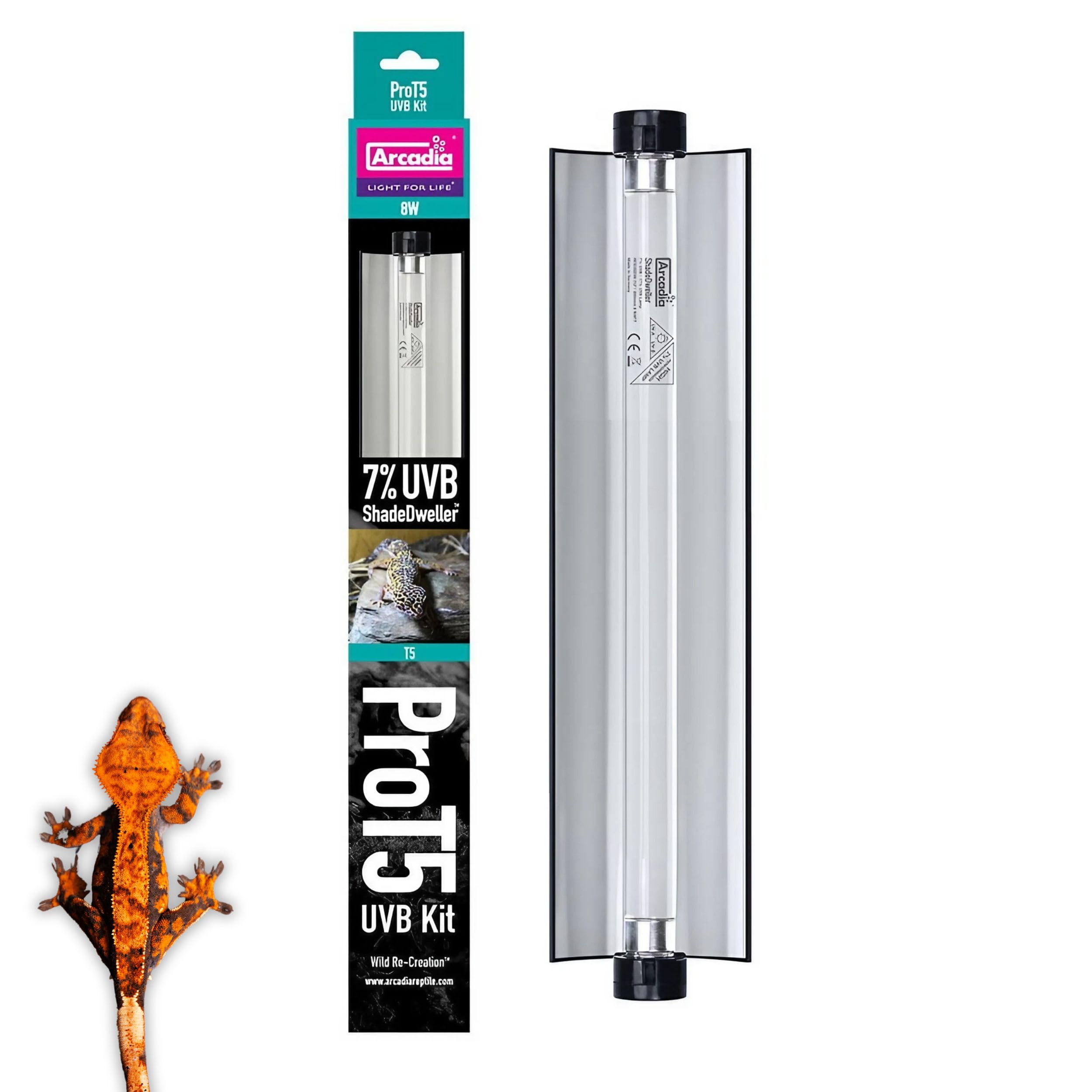Pro T5 UVB Kit, 7% UV, 8W