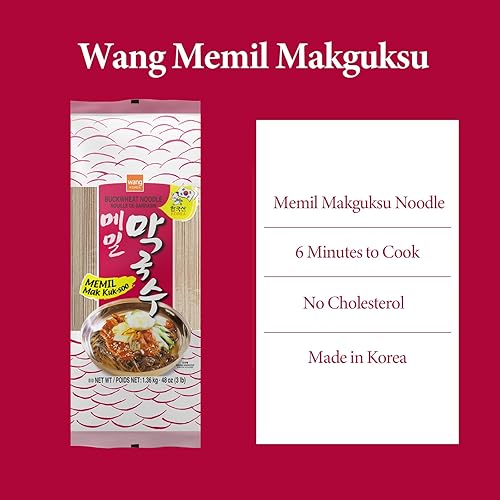 Miniatura 23 de Wang Fideos de trigo gruesos y masticables para fideos de salsa de frijoles negros Jjajang, fideos coreanos, fideos Jjajang Myeon, 48 onzas