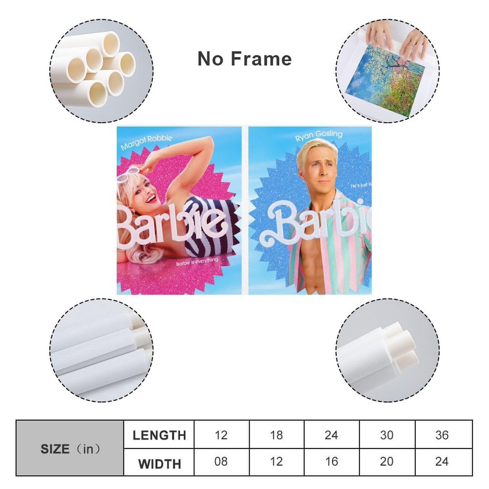 Amazon.co.jp: Barbie バービー 絵画 インテリア おしゃれ 壁掛け 