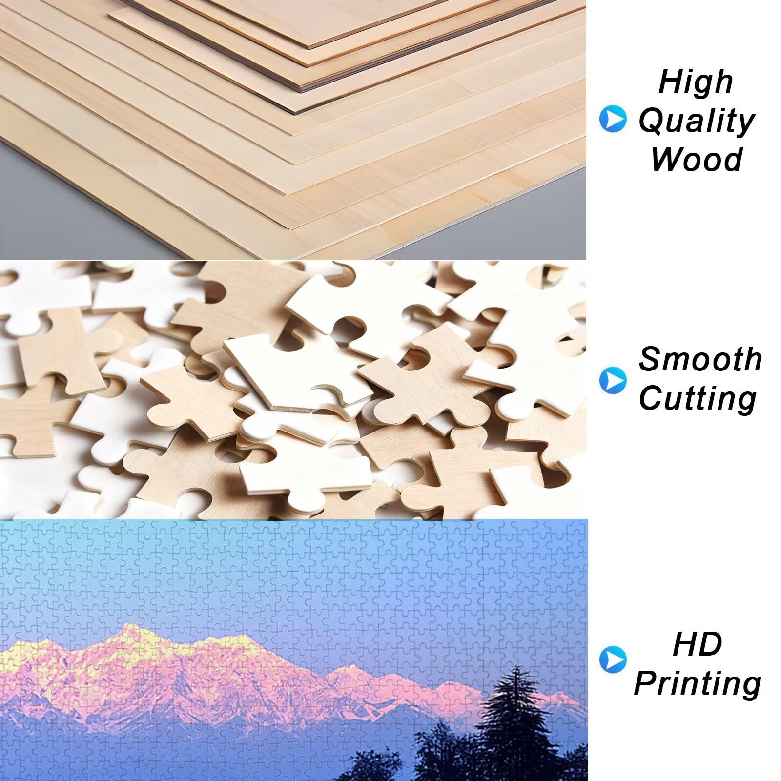 Puzzle 1000 elementów dla dorosłych, puzzle 1000 elementów krajobraz dla dorosłych i dzieci od 14 lat, gra koncentracyjna, duże puzzle jezioro z pudełkiem do dekoracji domu, prezent dla kobiety