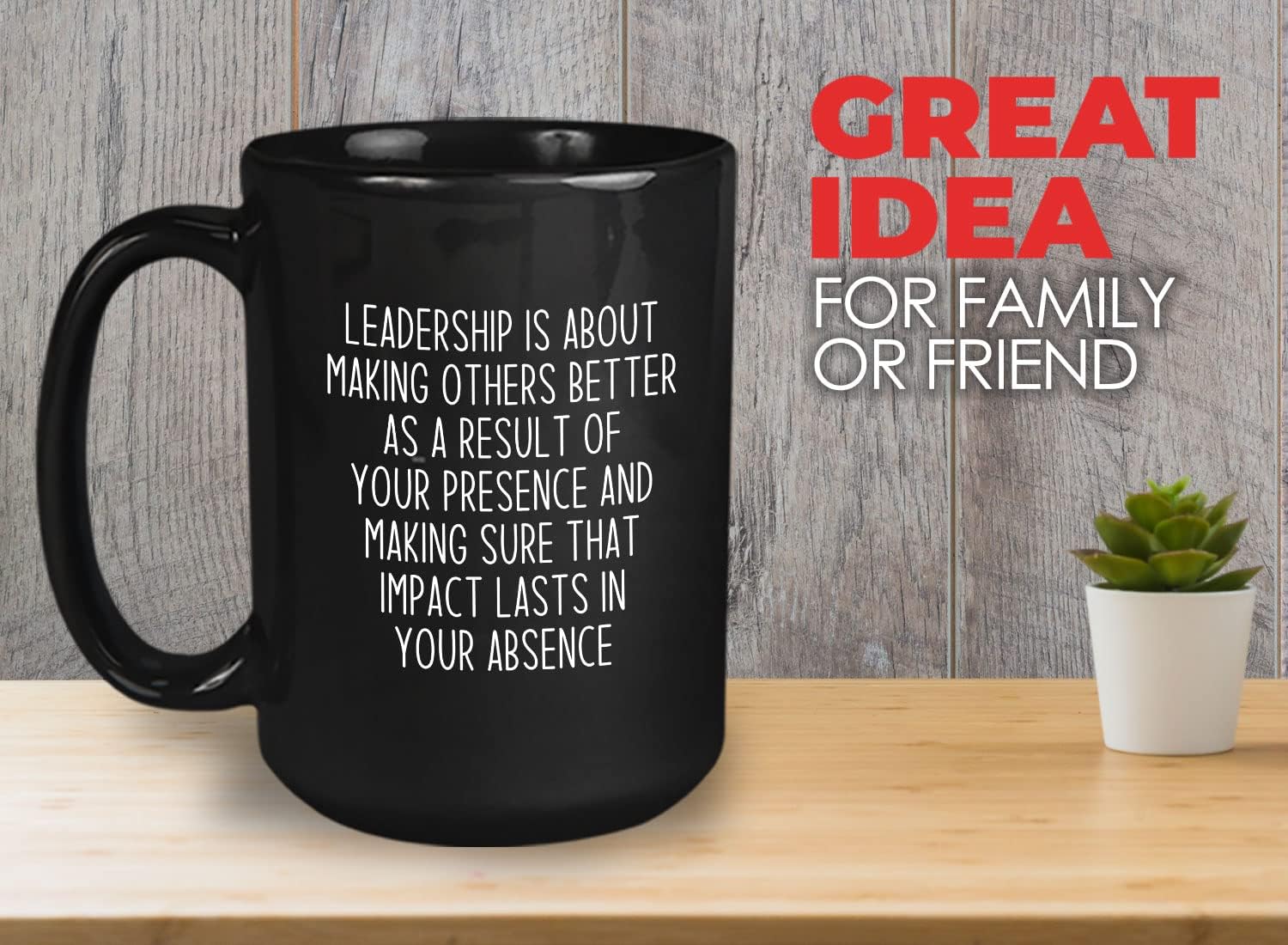 Bubble Hugs Leadership Coffee Mug 15oz Black better as a result - Bosses Day Gifts for Women Male Bosses Goodbye Friend Gift Manager Thank You Boss Day Lady