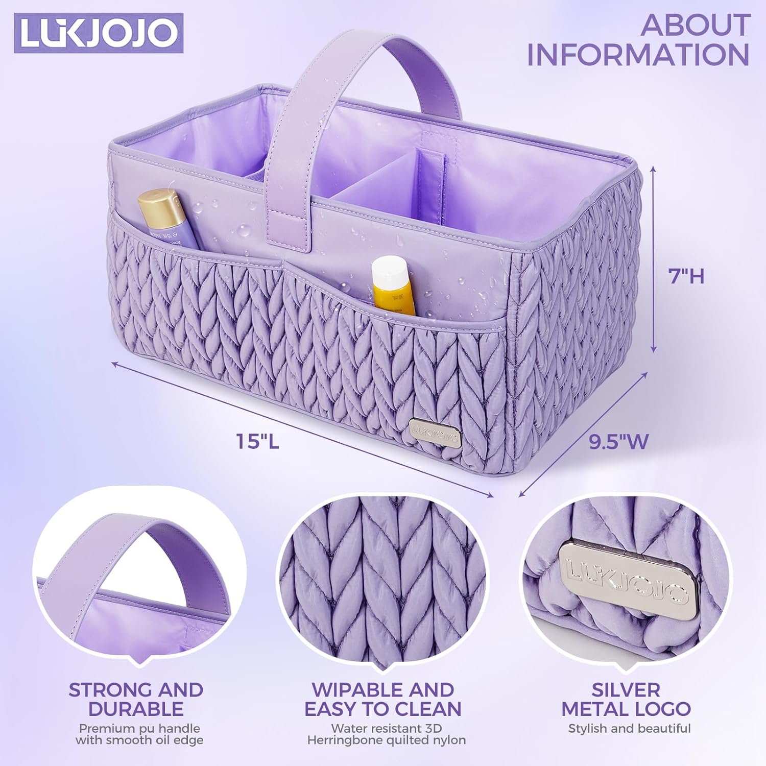 ベビー用品の収納はかごがおすすめ！おもちゃや絵本、おむつも楽々 - 北欧、暮らしの道具店 LUKJOJO(ルクジョジョ) 豪華なベビーおむつキャディ、育児用収納バスケット、新生児男の子と女の子用、旅行用ベビーバスケット、お