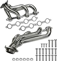 AUTO MART Shorty Exhaust Headers for Chevy Silverado 1500/2500HD 2002-2016 | 304 SS 4.8L 5.3L 6.0L 6.2L V8
