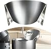 Protector anti salpicaduras para batidora KitchenAid de cabezal inclinable, accesorio de acero inoxidable anti salpicaduras, tapa de bowl de repuesto apta para lavavajillas 5