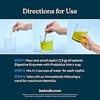 Vista 5 de Enzimas digestivas Isotonix con probióticos Complejo multienzimático DigeZyme y Lactospore Bacillus Coagulans Absorción de nutrientes