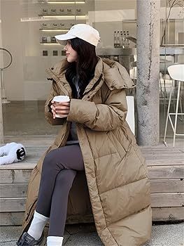 Amazon | [Vasarhely] ベンチコート レディース 膝下 ダウン