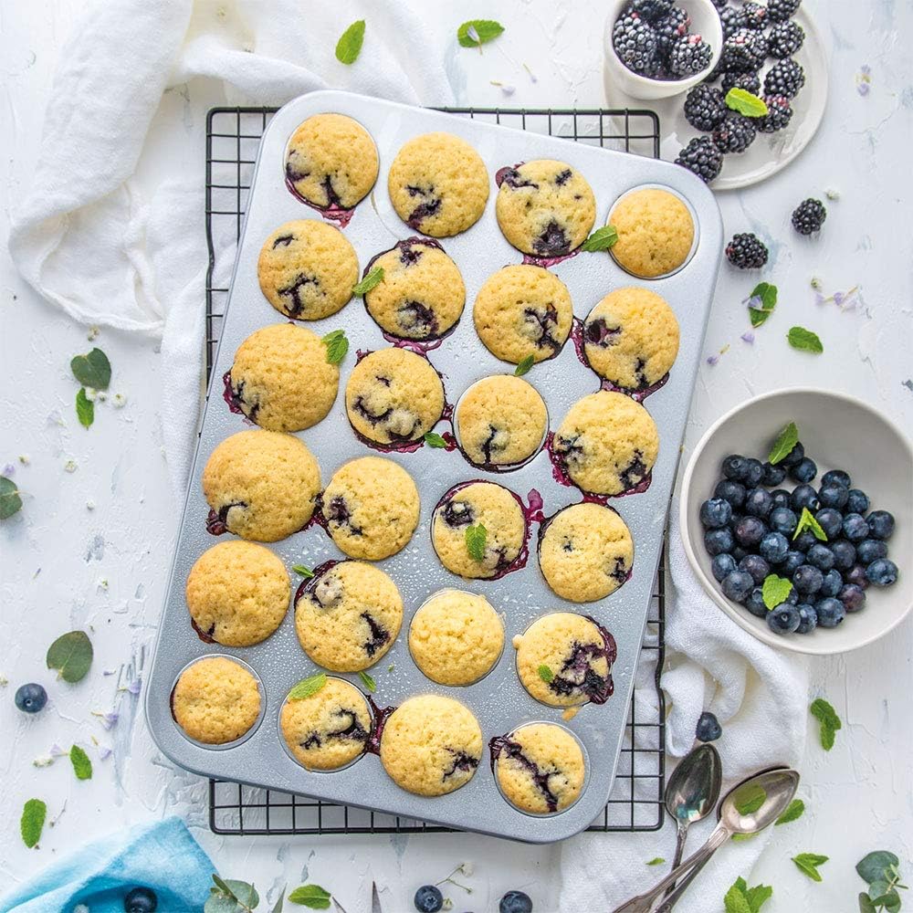 Decora Muffin Mould, Steel, Grey