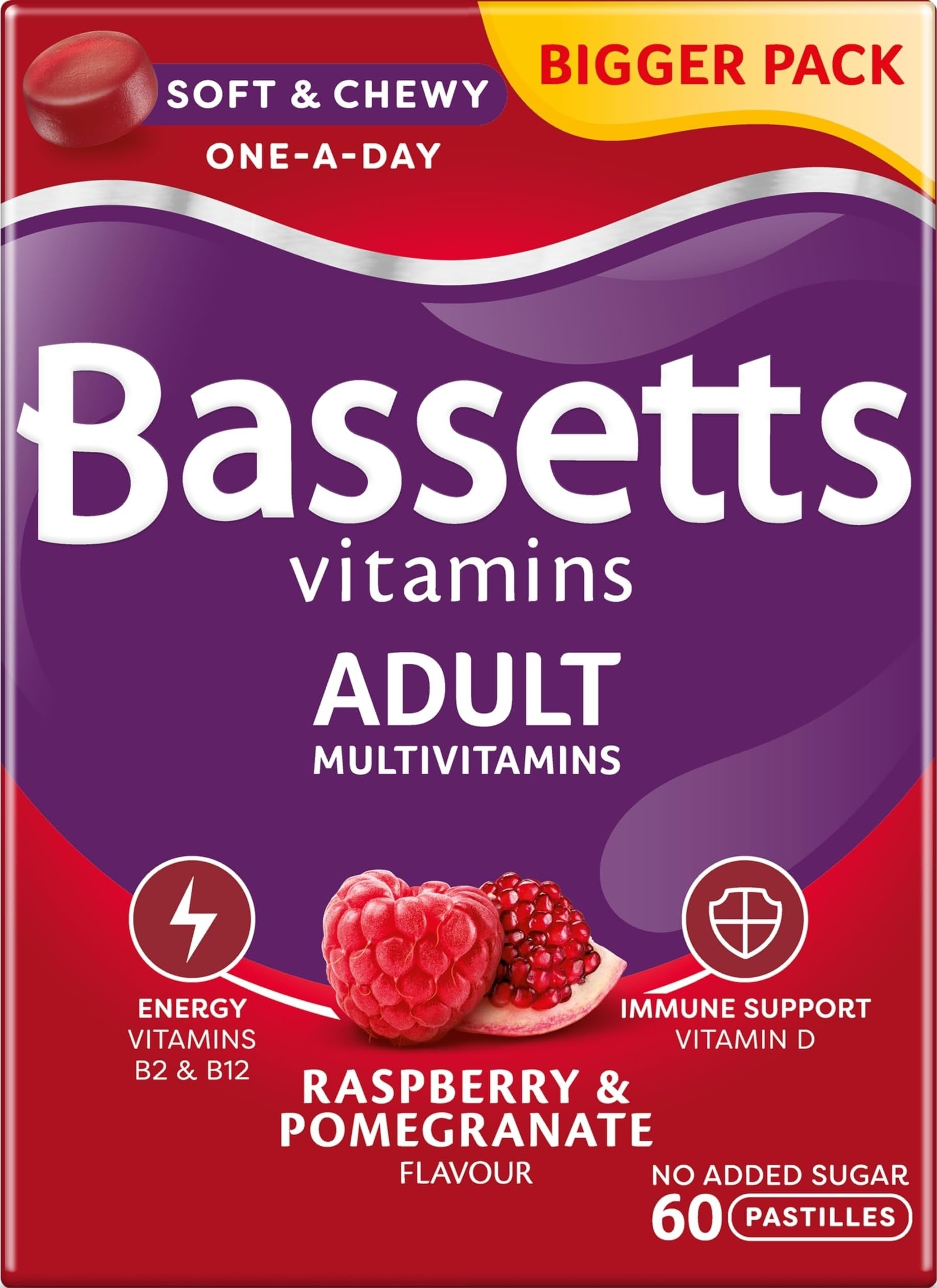 Bassetts Unisex Adult Multivitamin Pastilles X 60