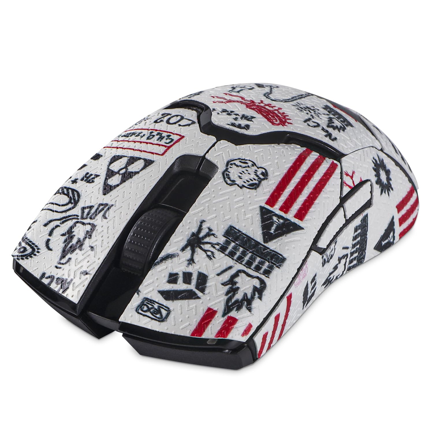 immoenuc Mouse Grip Tape Stickers for Razer Viper/Viper Ultimate Mouse Anti Slip Skin Self-Adhesive,Pre-Cut,Sweat-Resistant Game Mice Accessories(