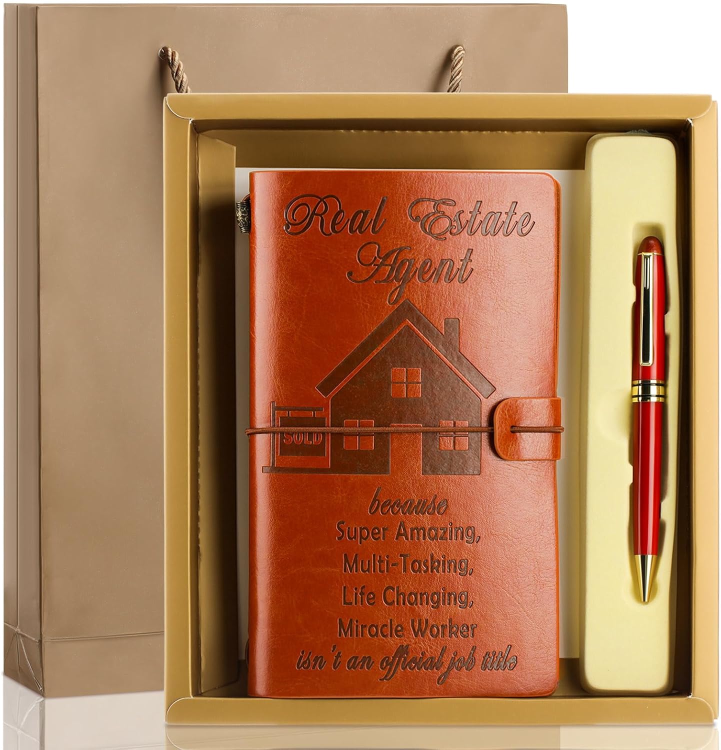 Watersay Christmas Appreciation Gifts for Women Men Notebook and