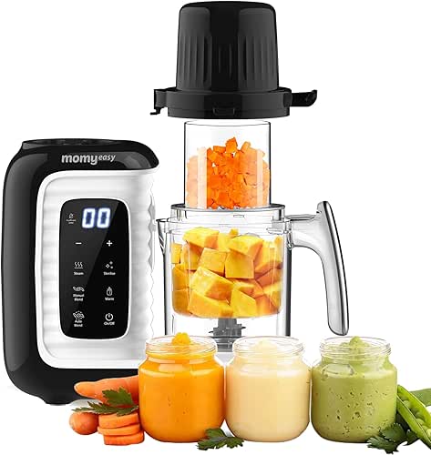MOMYEASY Baby Food Maker, Multifunction Processor Chopper Grinder, Baby Food