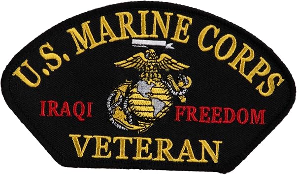 U.S. Marine Corps Iraqi Freedom Veteran Patch - Marine Iraqi OSFM