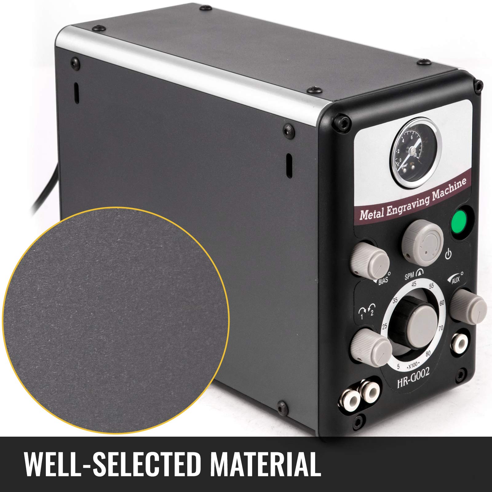 VEVOR Pneumatic Jewelry Engraver Machine 110V 60Hz Pneumatic Hand