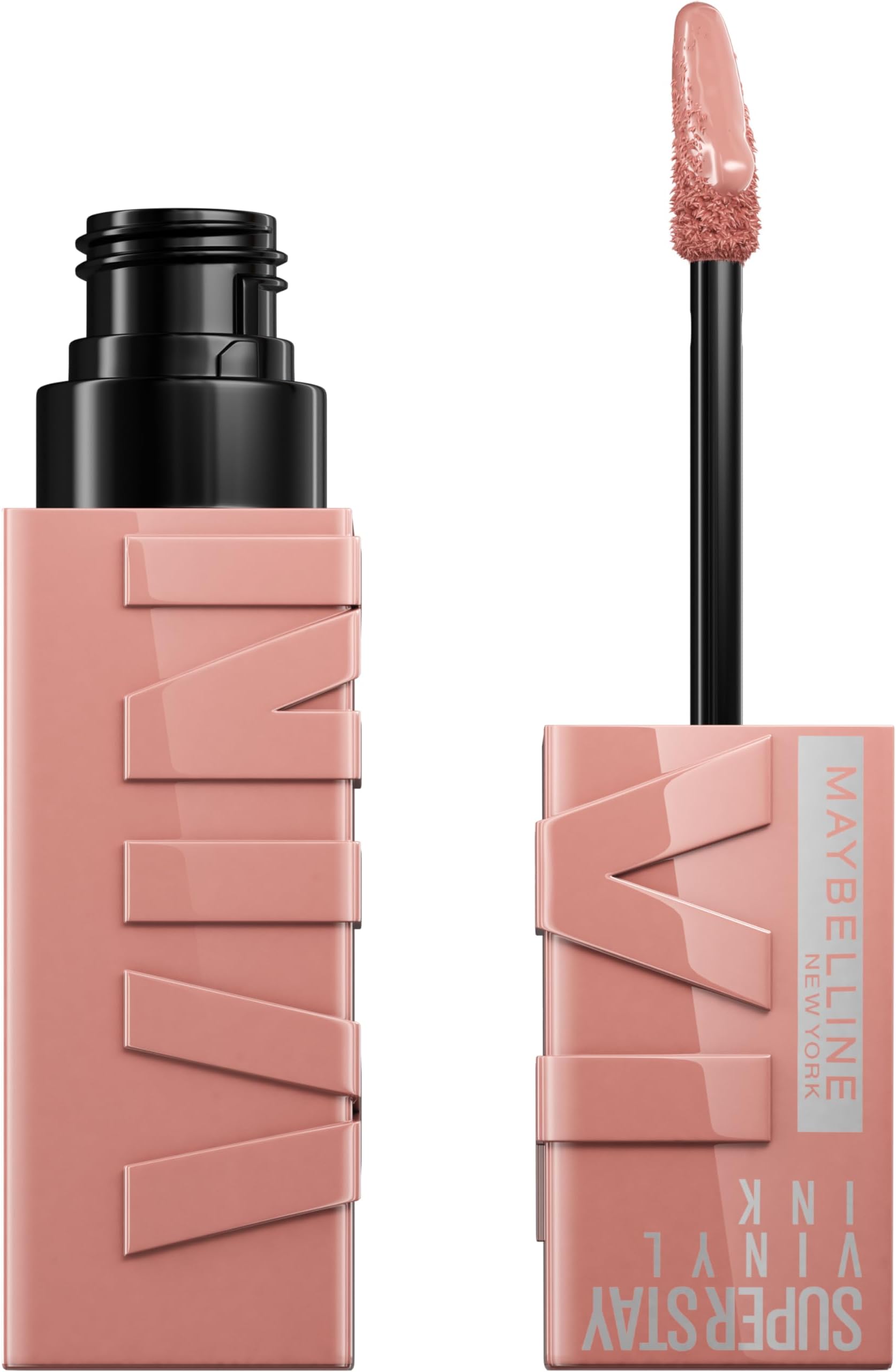 New York Super Stay Vinyl Ink Nudes Longwear Transfer Proof Gloss Lipstick, Captivated