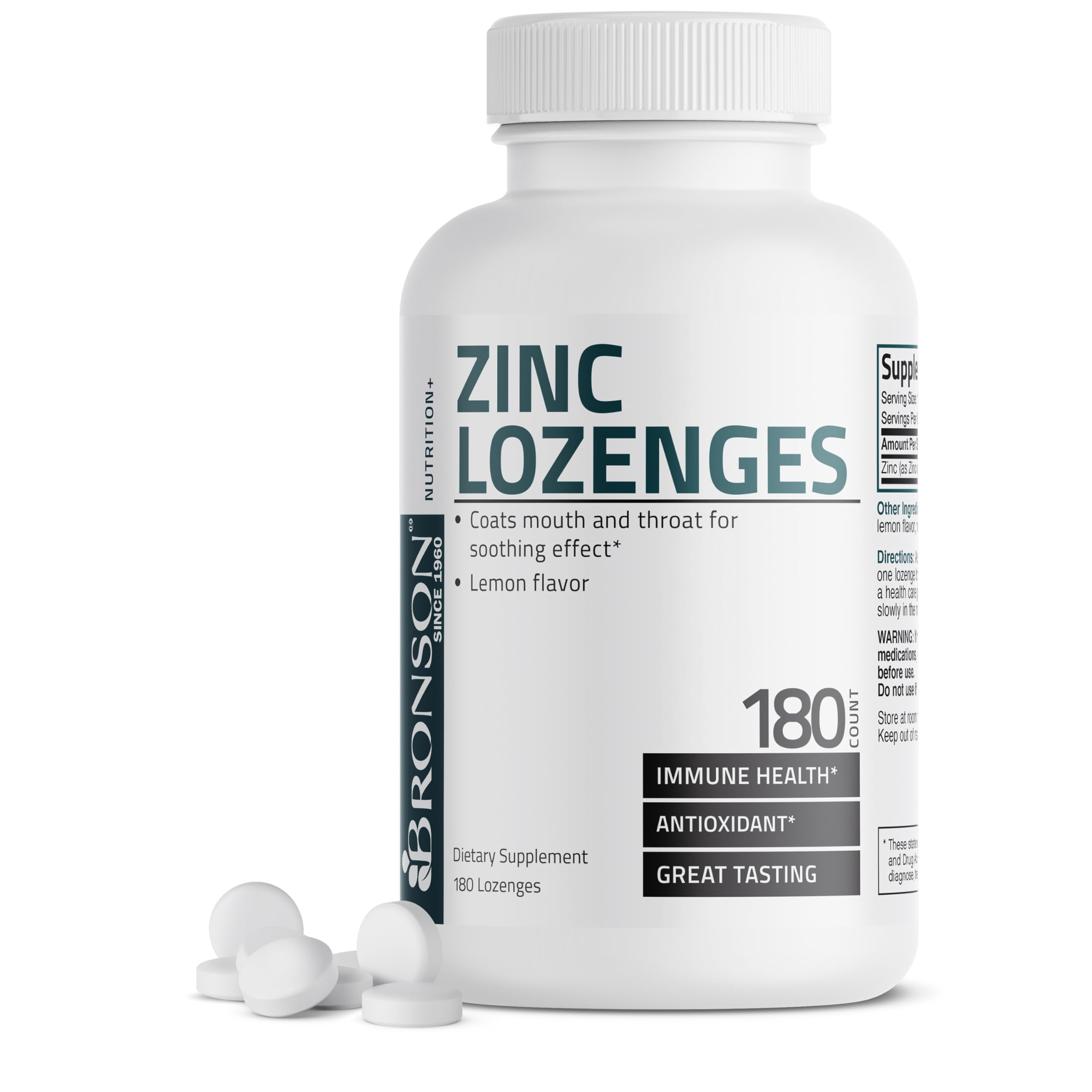 Amazon.com: Bronson Zinc Lozenges Antioxidant & Immune Support