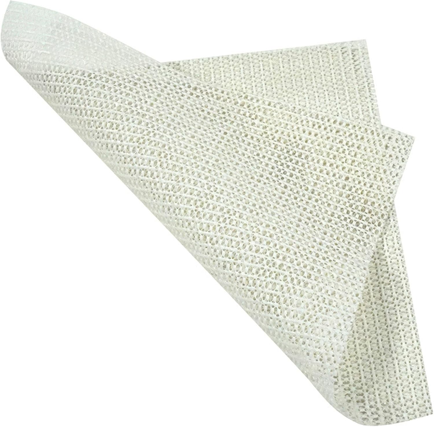 Multi-Purpose Non Slip Gripper Pad - Anti Skid Mat for Sheets, Mattress, Sofa Cushion, Cooling Mat, Keep in Place, Cut to Any Size, Washable, White(Size:120cmx200cm/47X79in)