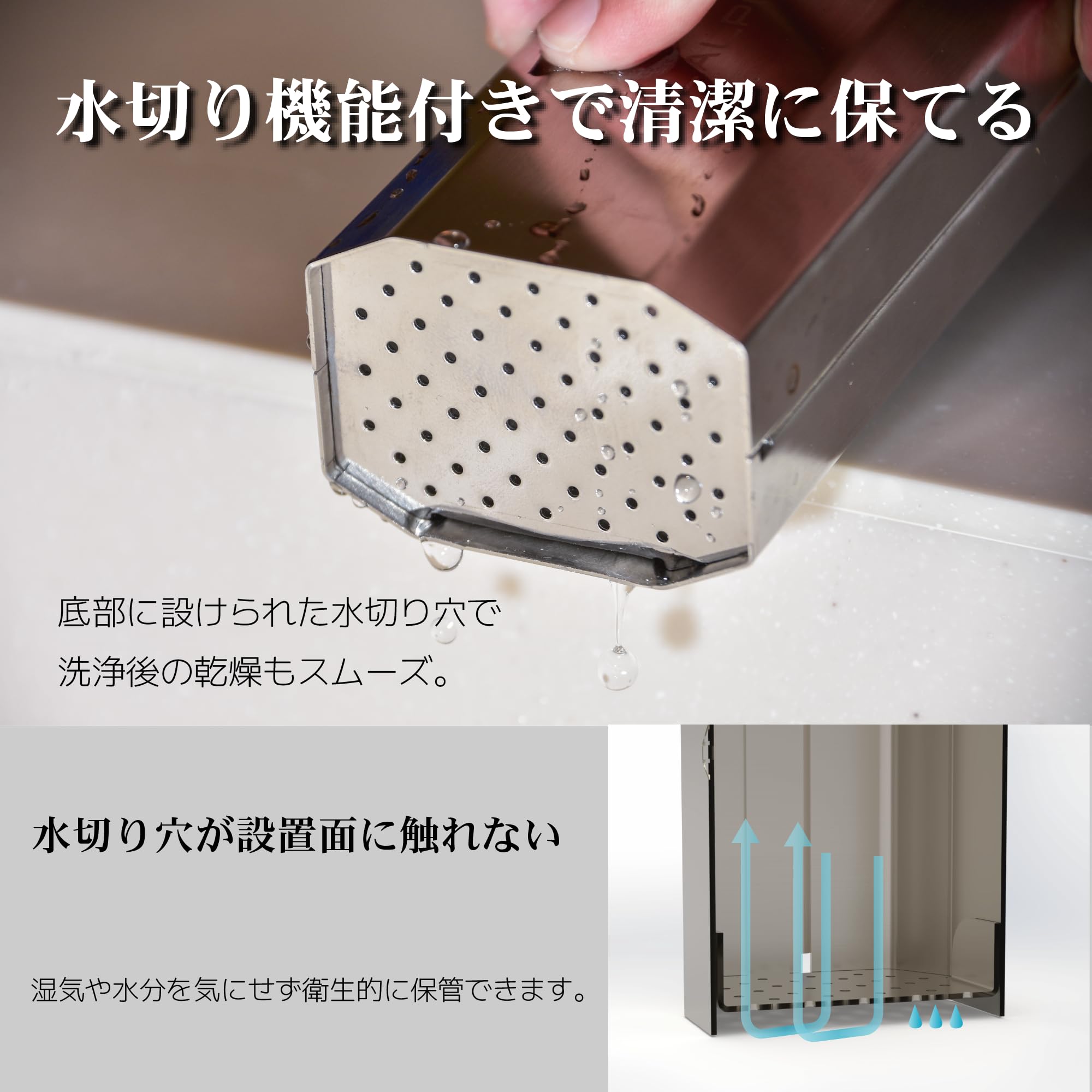 Amazon.co.jp: LALPHA (ラルファ) メタルカトラリーケース ステンレス