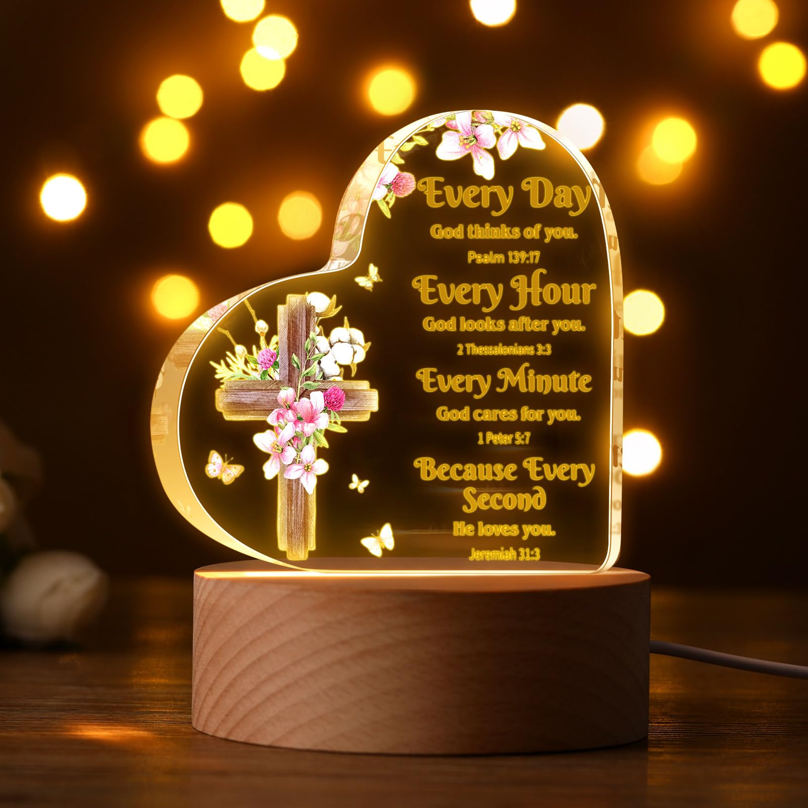 Retisee Christian Bible Verses Gifts for Women Christian Lamp