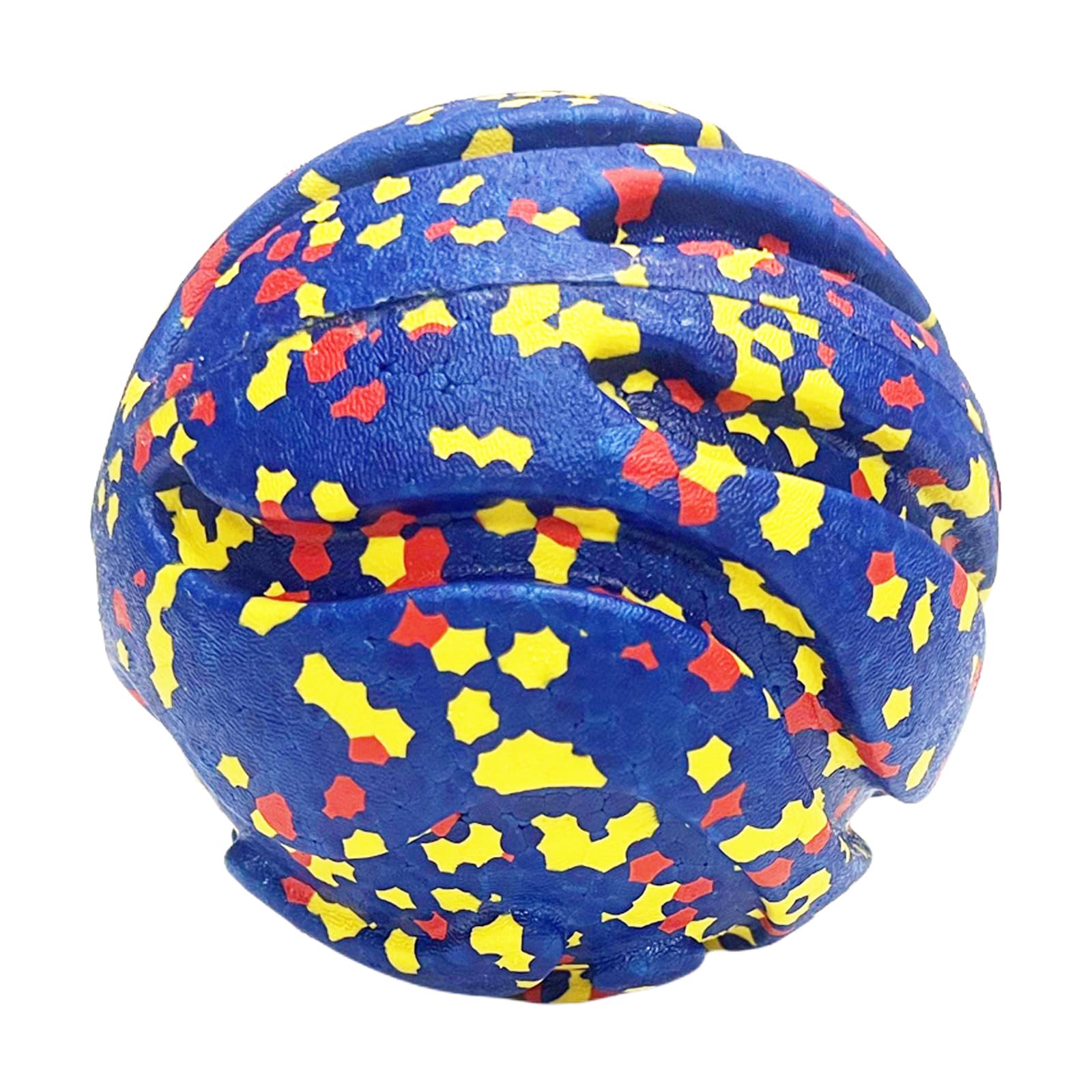 CAISHOW Dog Ball Squeak Toys (Bell ball 5.12in Blue) — image 1