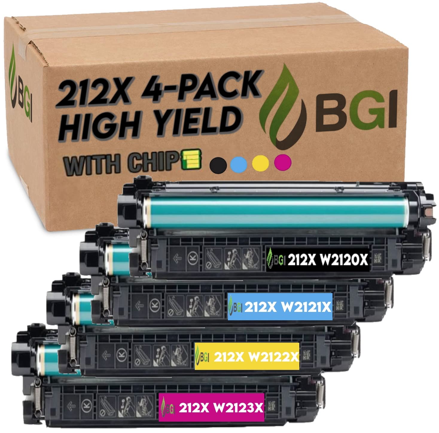Toner Nero HP W2120X Alternativo – TCM USA, Con Chip, Made In USA