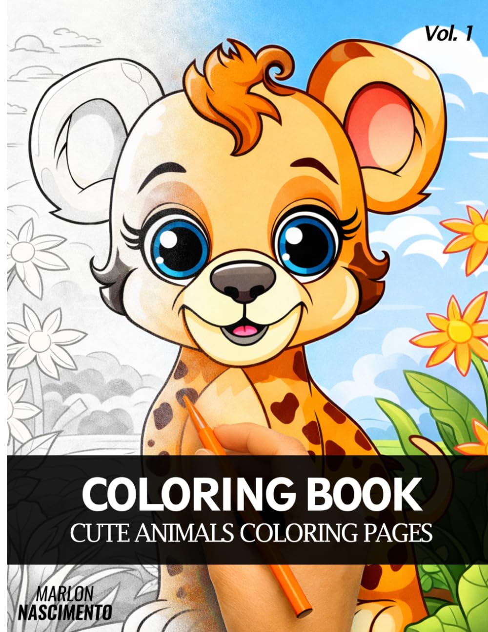 Coloring Book | Cute Animals Coloring Pages - Vol. 1