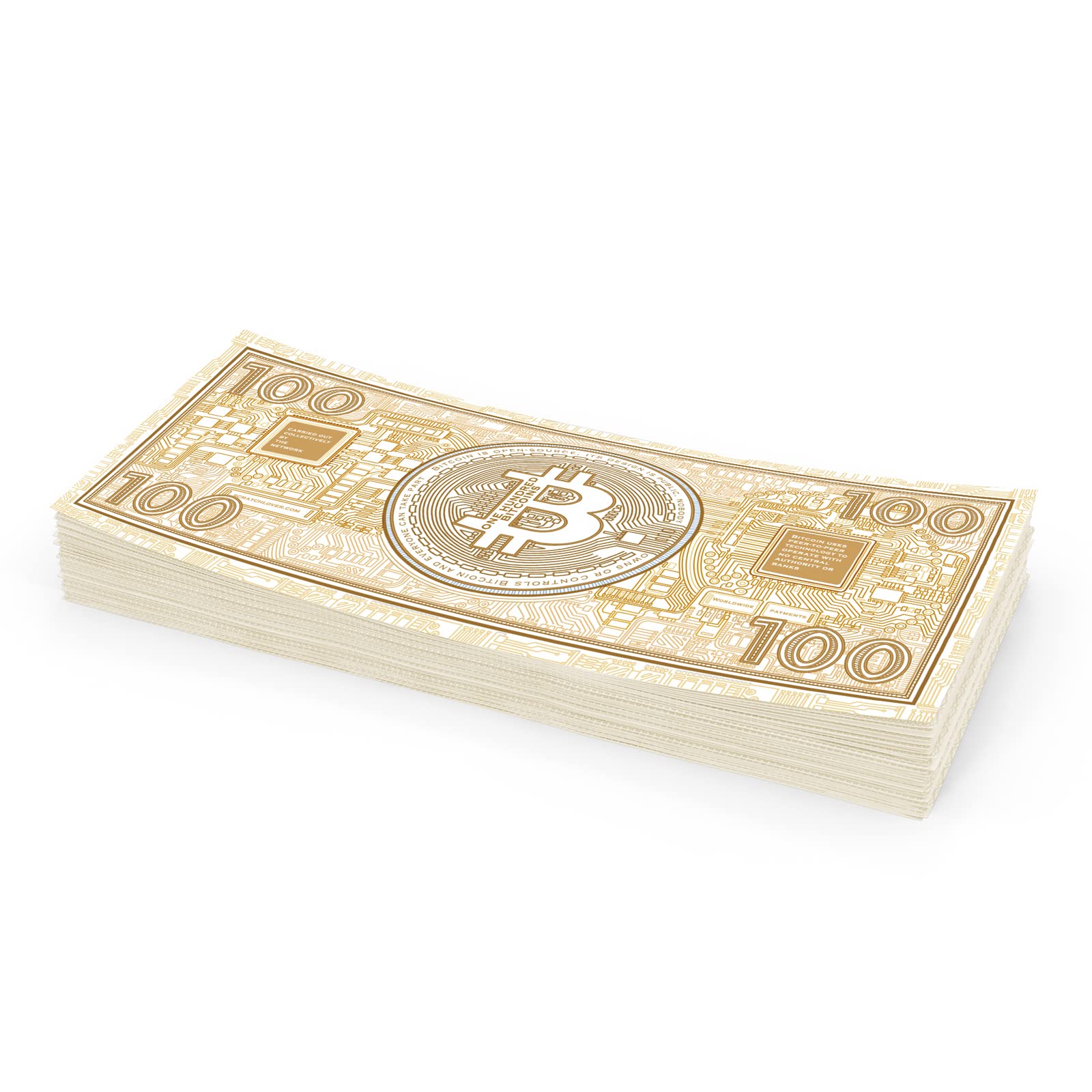 Bitcoin Scratch Cash 100 x 100 BTC Money to Play - Absolute New :  Amazon.com.be: Toys