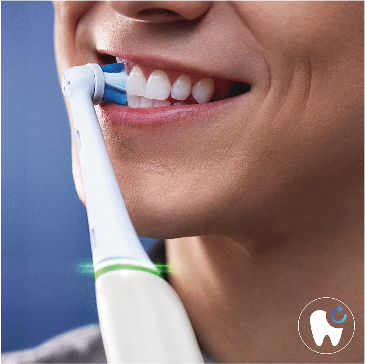 Oral-B Testine di Ricambio iO Ultimate Clean, Bianche, 6 Ricambi - 6 Testine di Ricambio per Spazzolino Elettrico, Rotonde Originali, Rimozione Profonda Della Piastra Batterica