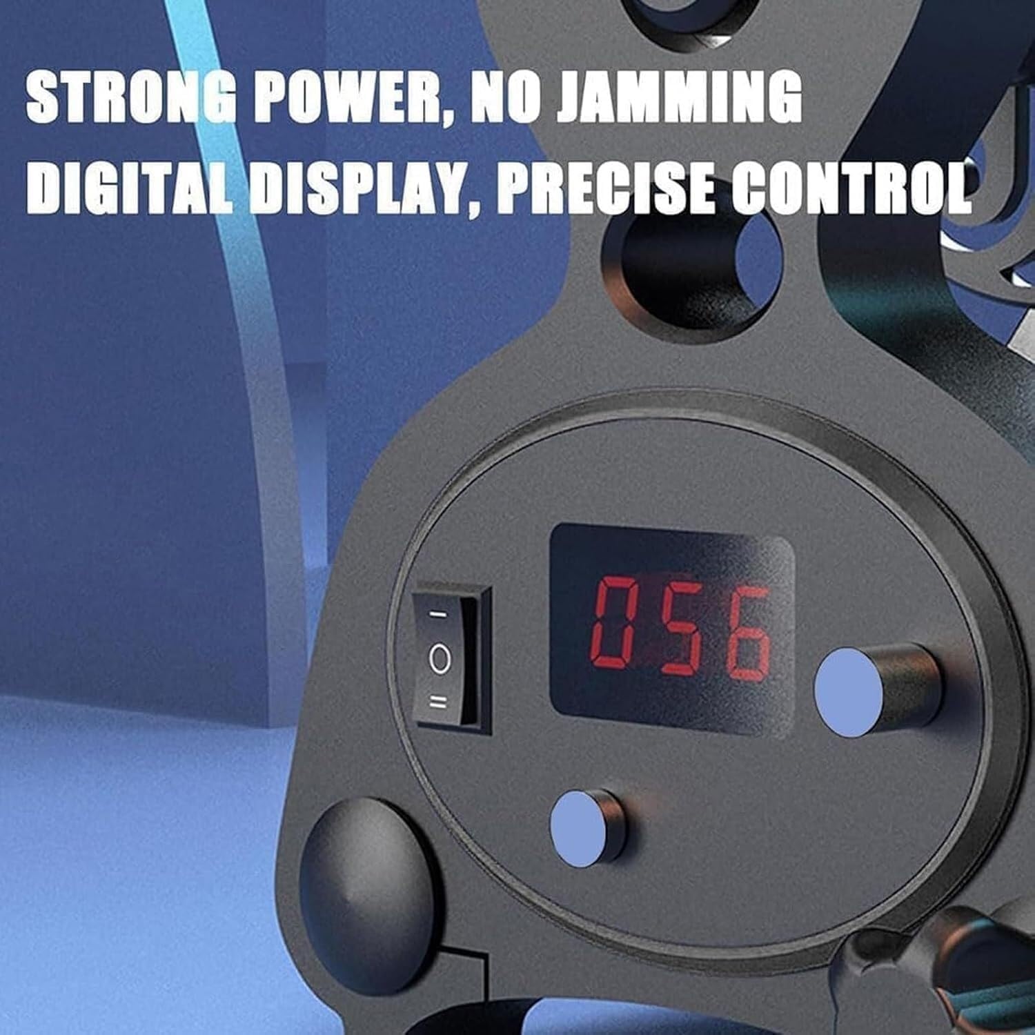 Electric Wheel for Wool, Household Mini Electric Spinning Wheel, Forward and Reverse Switch, Digital Display, Precise Control for Blending Roving Braid Craft(B)