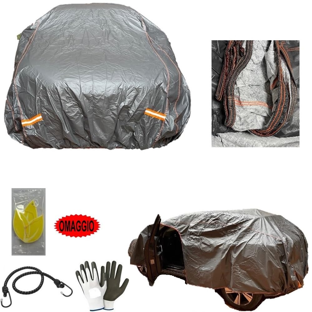 Kompatibel mit Toyota GT86 2.0 AT RockeRoad Auto-Abdeckung, wasserdicht, Fluo-Einsätze für Auto, Frostschutz, Schutz, Windschutz 433 x 185 x 120 cm