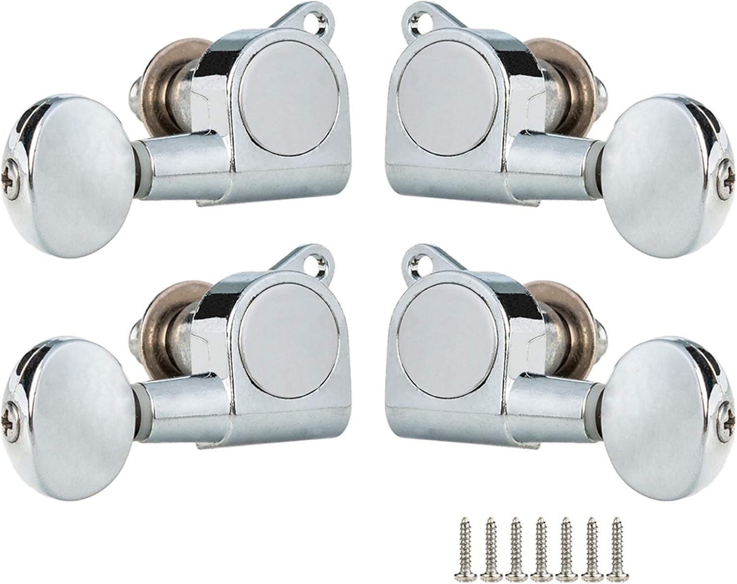 Dingguanghe 2r 2lマルチツールチューニングpegsチューナーキーマシンヘッドボタン文字列チューナー4 4ネジ トラスト 4文字列ウクレレ 部品