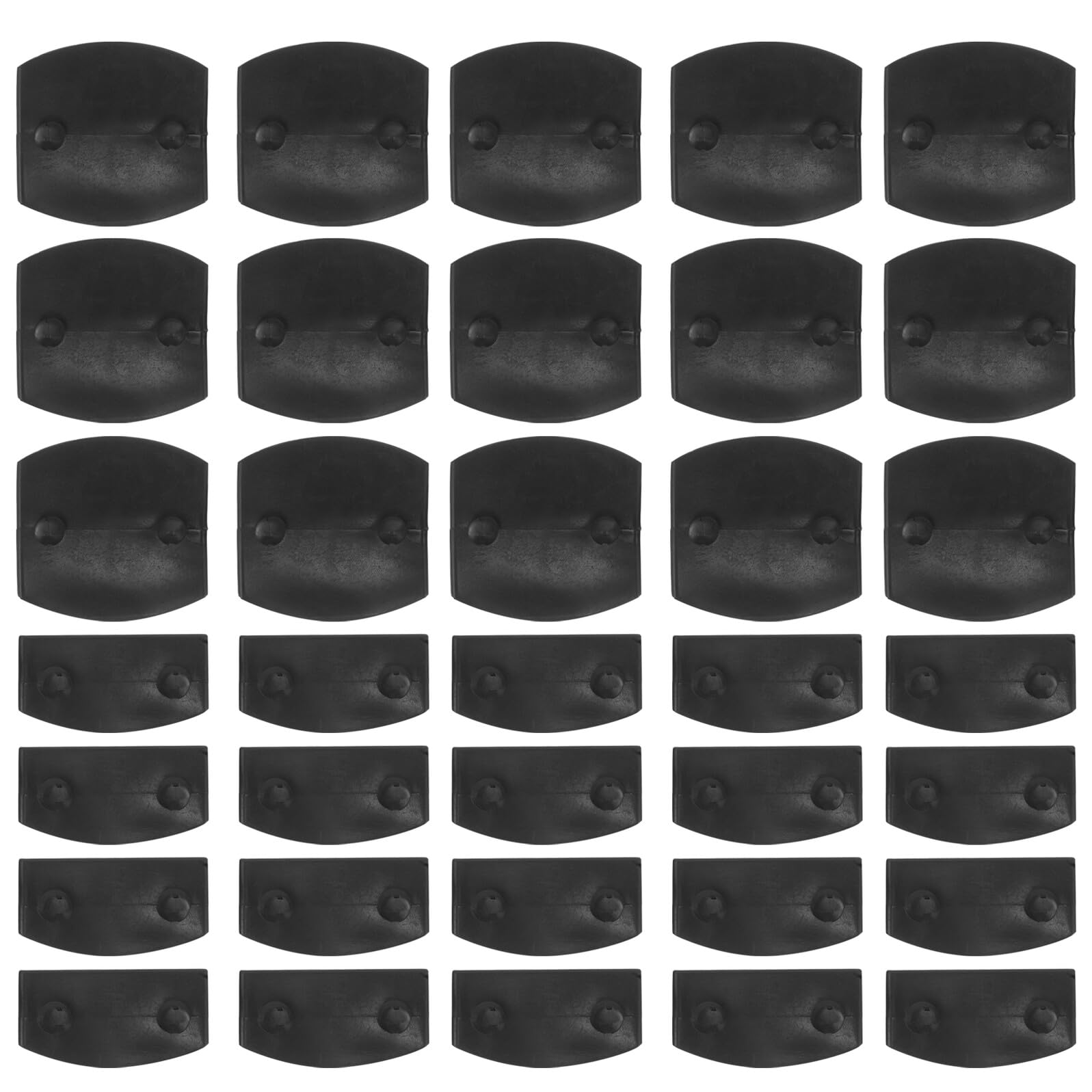 Supports de fin de latte pour lit et canapé convertible WOONEKY embouts plastique 48 pcs