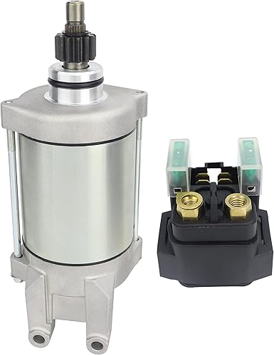 Motor de arranque y solenoide de relé compatible con Yamaha Raptor 660 Yfm660 2001 2002 2003 2004 2005