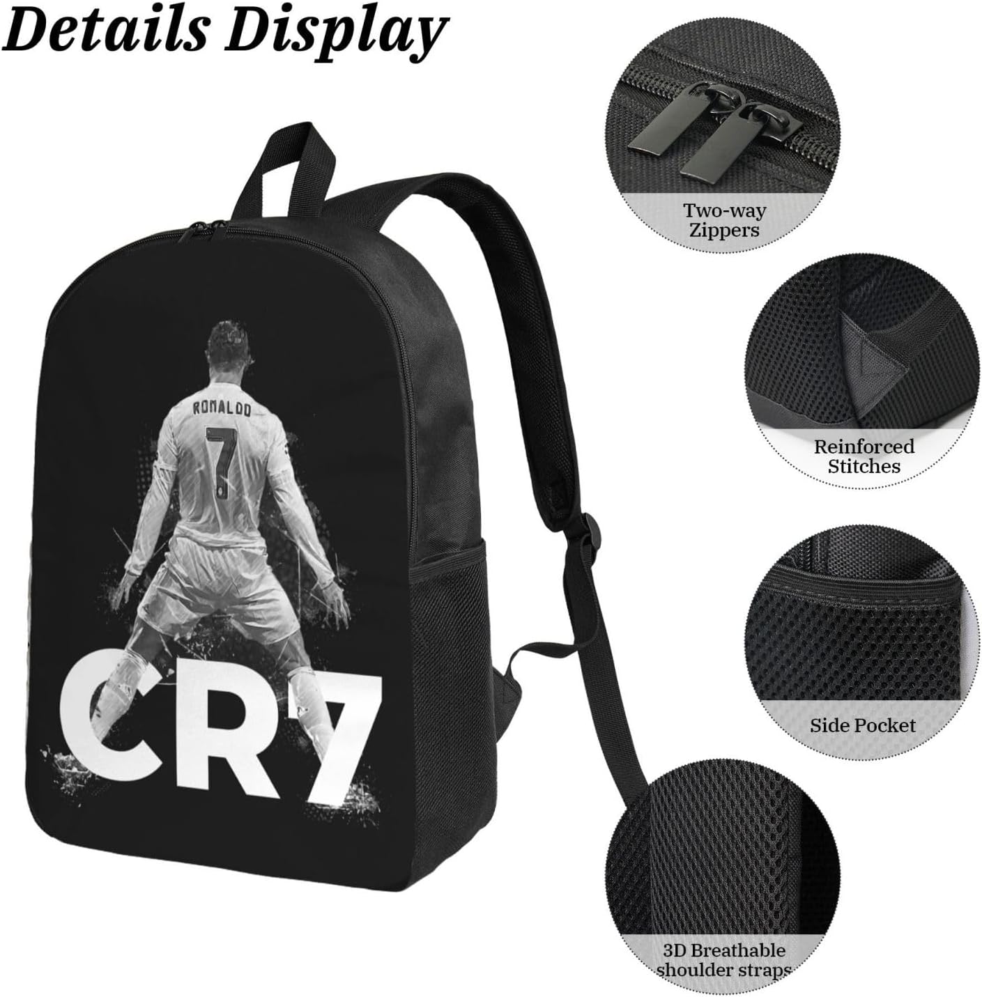 #7 Adult Backpacks Laptop Bag Bookbag Backpack 17 Inch For Daily