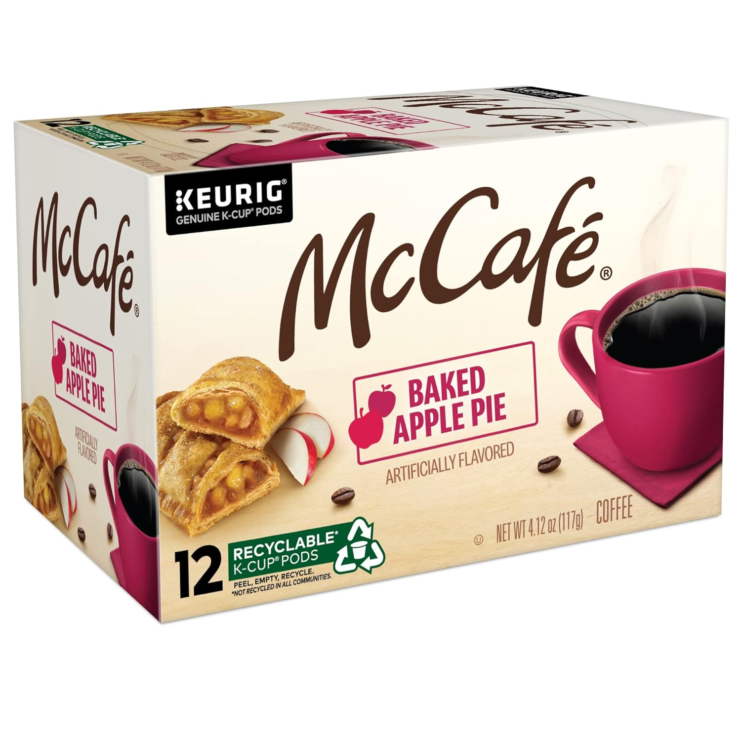 McCafe Baked Apple Pie Coffee, Keurig Single Serve K-Cup Pods, 72 Count
