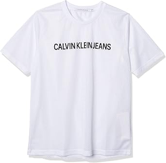 Calvin Klein Mens Classic Ck Jeans Logo Short Sleeve Crewneck T-Shirt