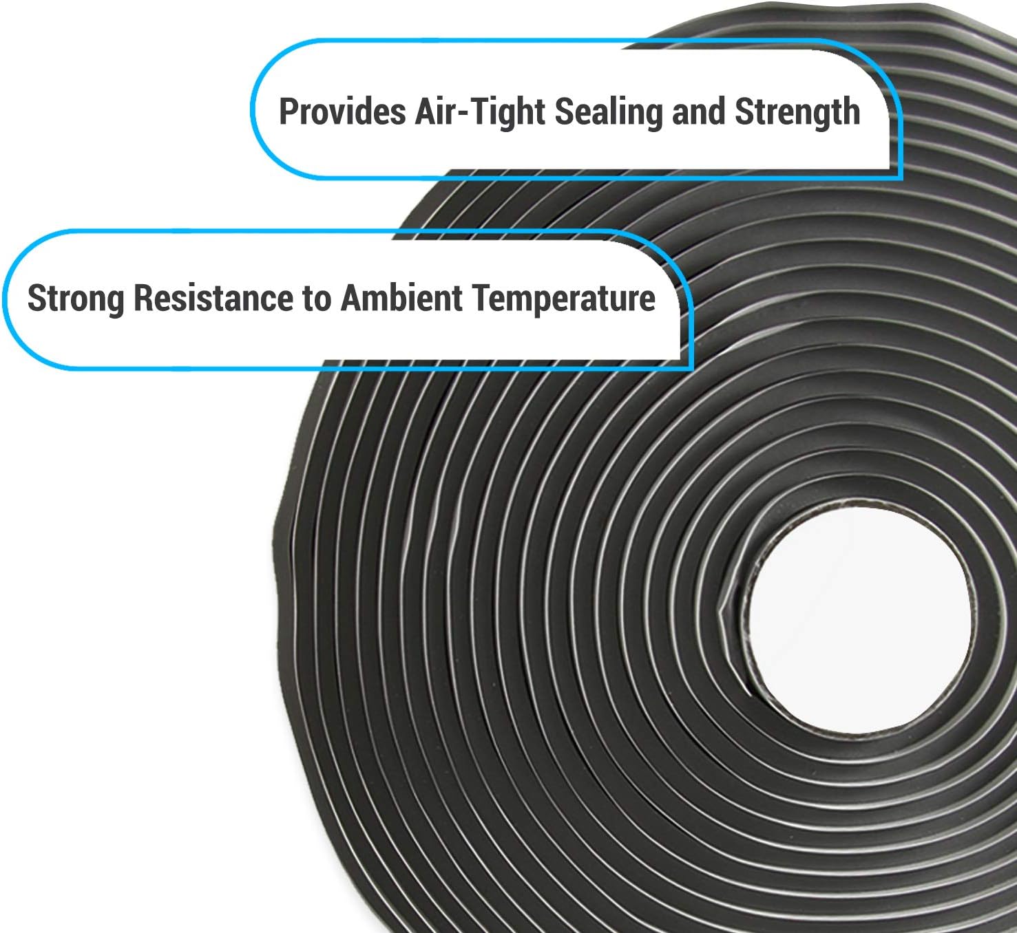 Buy CANOPUS Butyl Seal Tape, Black, 0.75in x 30ft, Heavy Duty