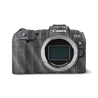 Glossy Glitter Camera Skin Compatible with Canon EOS RP 2019 - Black Gator Skin - Premium 3M Vinyl Protective Wrap Decal Cover - Easy to Apply | Crafted in The USA by MightySkins