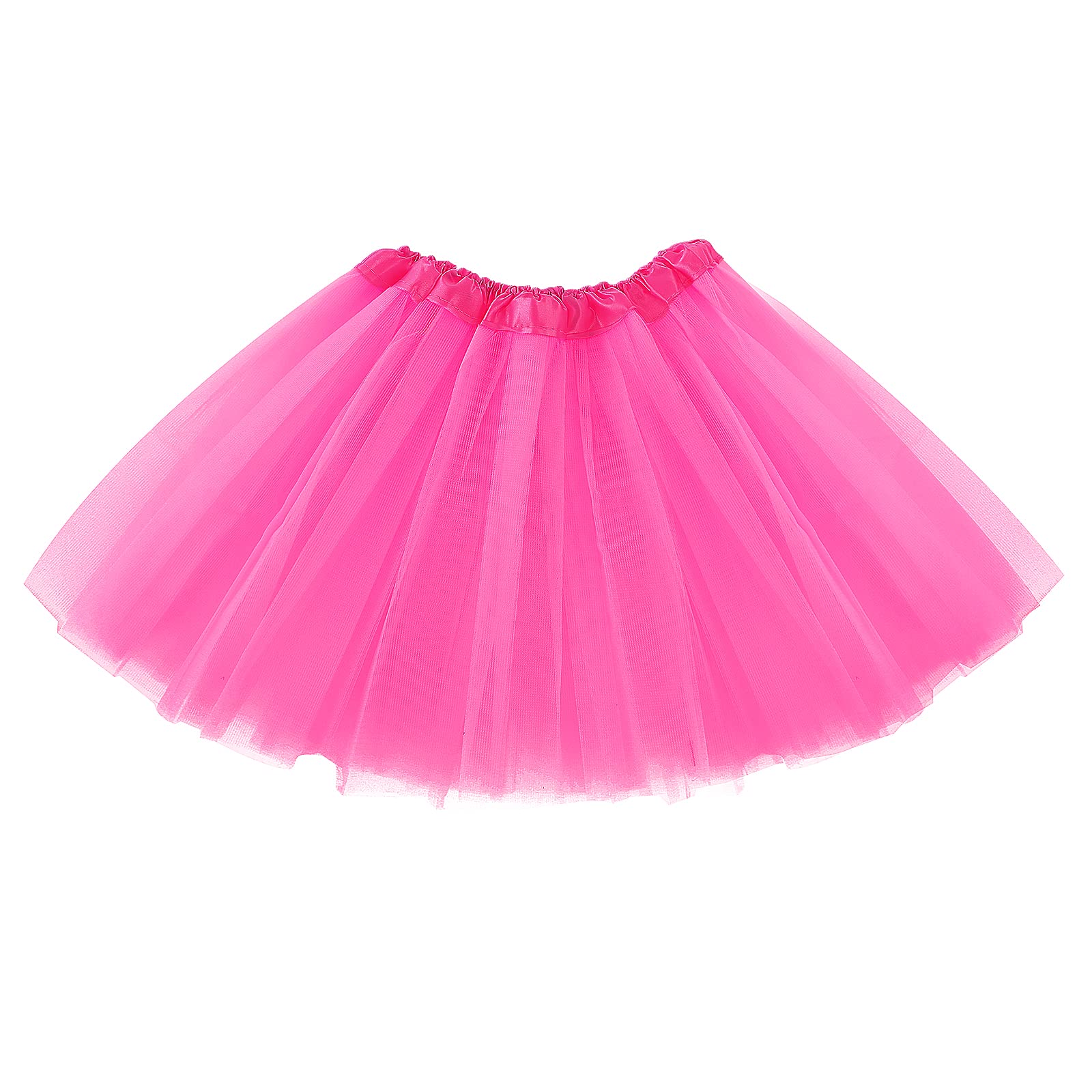 MolainLayered Tutu Tutus Skirt Dresses Toddler Dress Valentines Day Fancy Costume Stretchable Tie Dye Skorts for 4-8 Years Baby Kids Girls Women Princess Ballet Dance