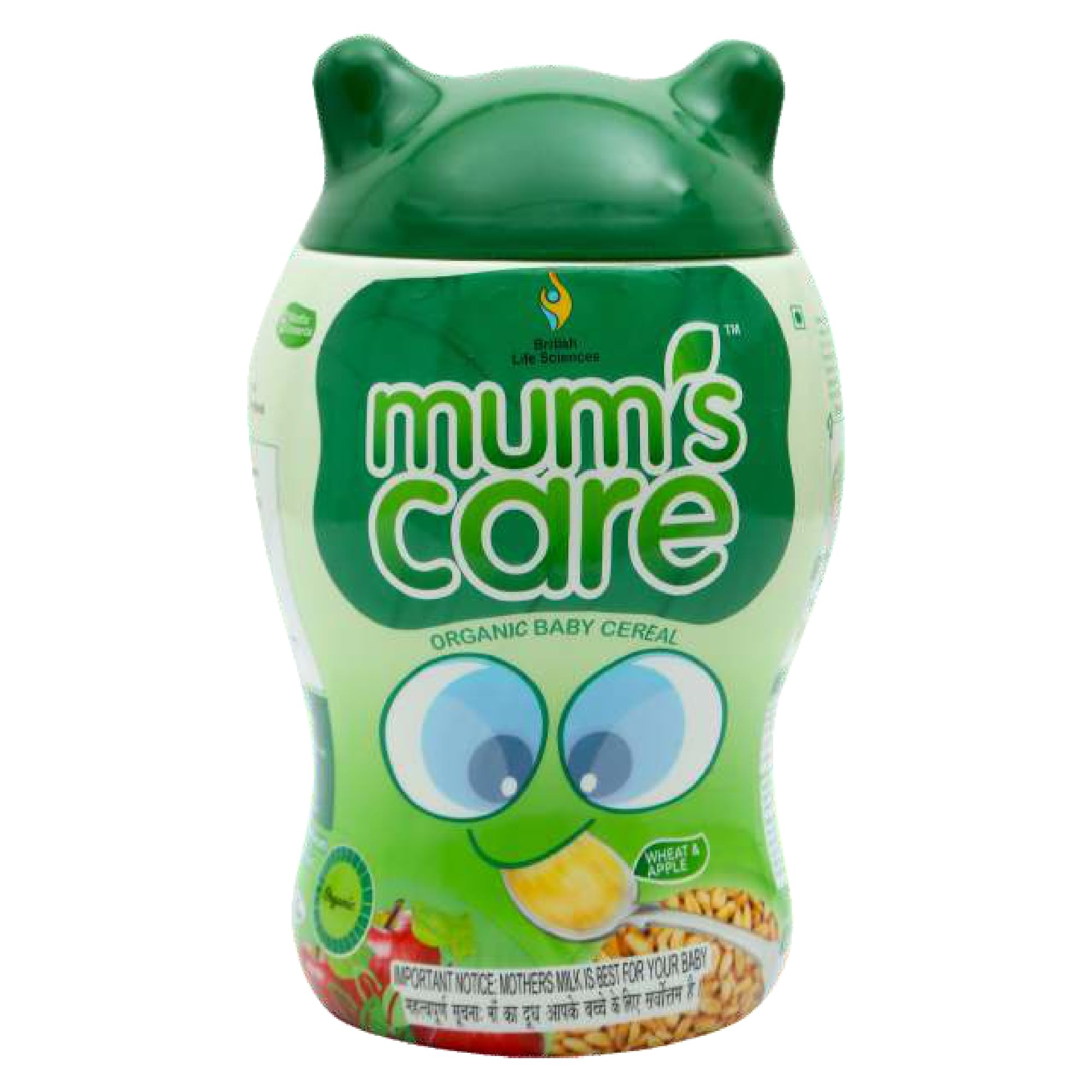 British Life Sciences Mum’s Care Baby Cereal | Wheat & Apple Cereal | Certified Organic ingredients | From 6 Month Onwards | Infant Cereal | Rich in Fibre | Easy to Digest | 400 gm-image-19