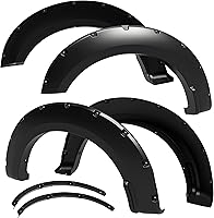 Tyger Auto TG-FF8F4388 Fender Flares for 2017-2022 Ford F-250 F-350 Super Duty - Paintable Smooth Textured Black 4pc