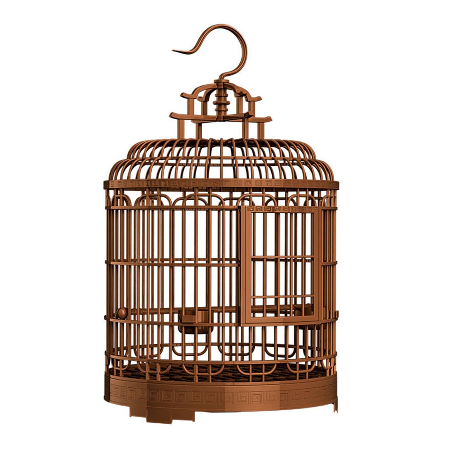 Tragbarer Haustierkäfig „Vogelvoliere“ von Villa, Große mit Sitzstange, Vogelzubehör, Robuste Konstruktion, Geeignet für Tiere, D