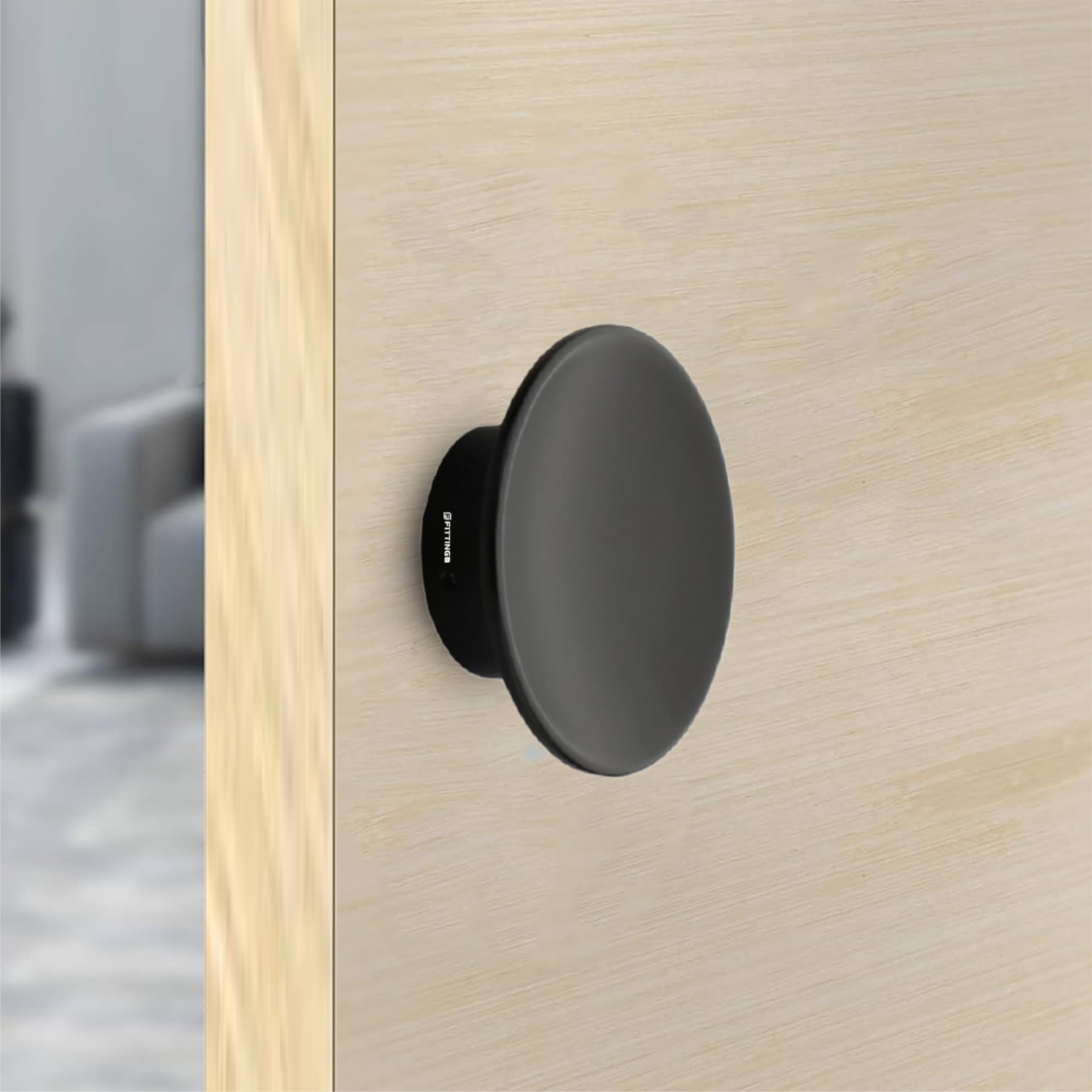Modern Main Door Handle/Pull Push Handles/Main Entrance Handle/Door Pull Handle/Handle for Glass & Wooden Doors/Zinc Alloy (Black Finish - 6 Inch)-image-15