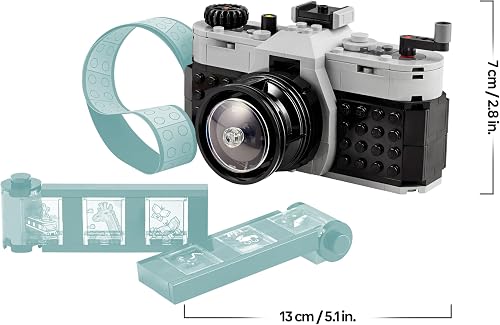 LEGO Creator 3in1 Retro Camera Toy to Video Camera to TV Set, Kids' Desk Decoration or Bedroom Accessories, Photography Gifts for Girls and Boys Aged 8 Plus Years Old Who Enjoy Creative Play 31147 - 6