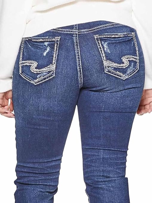 Jean Femme Silver Jeans Co. Suki Curvy Fit Capri - Taille 30 - Neuf Avec étiquettes