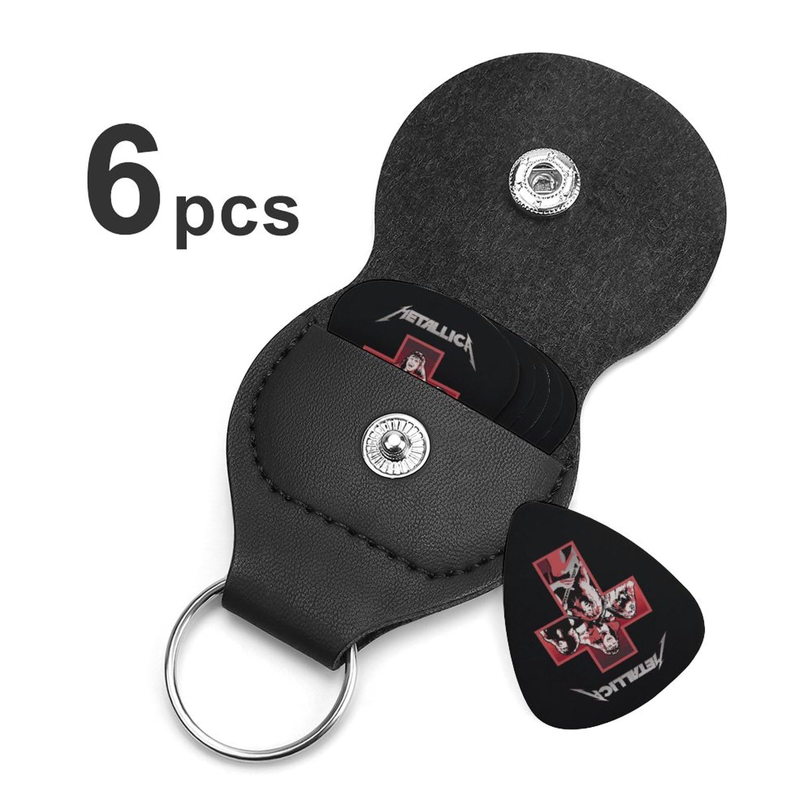 Amazon.co.jp: ギターピック 6枚セット METALLICA メタリカ ギター