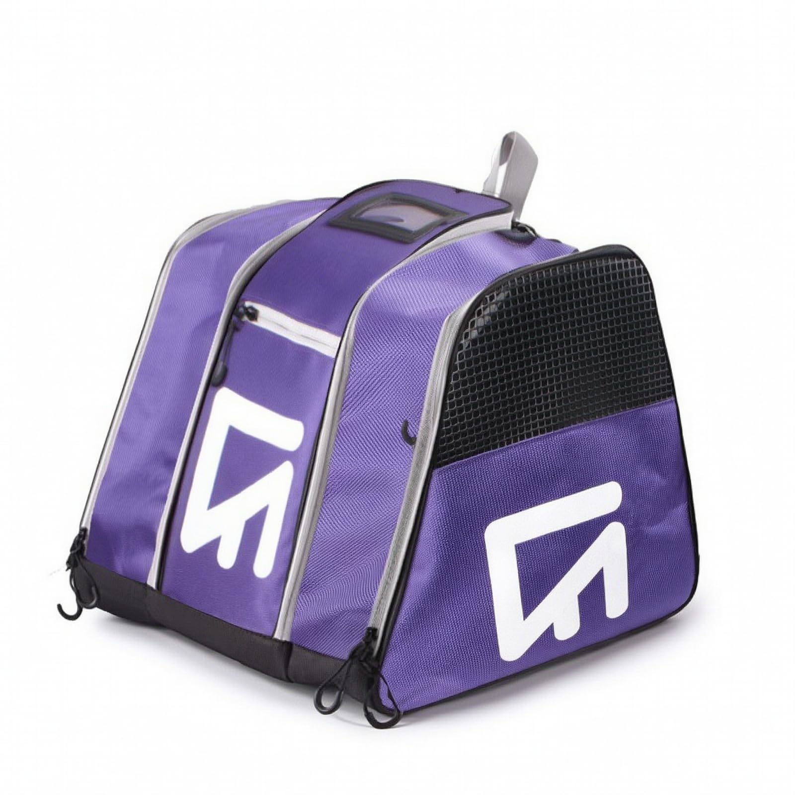Gralara Bolsa Patinaje Acolchada Mochila Gran Capacidad para Patinadores, Entrenamiento, Array, Púrpura